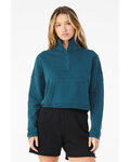 Ladies' Sponge Fleece Half-Zip Pullover Sweatshirt